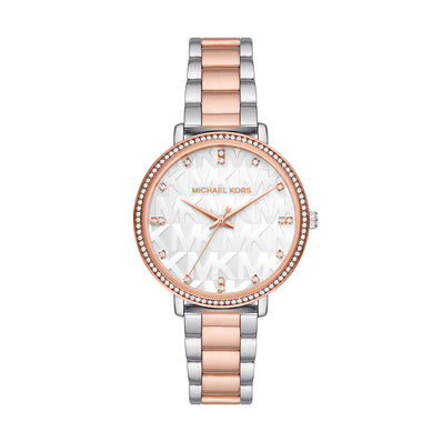 Michael Kors Pyper Three-Hand Two-Tone Alloy Watch MK4667