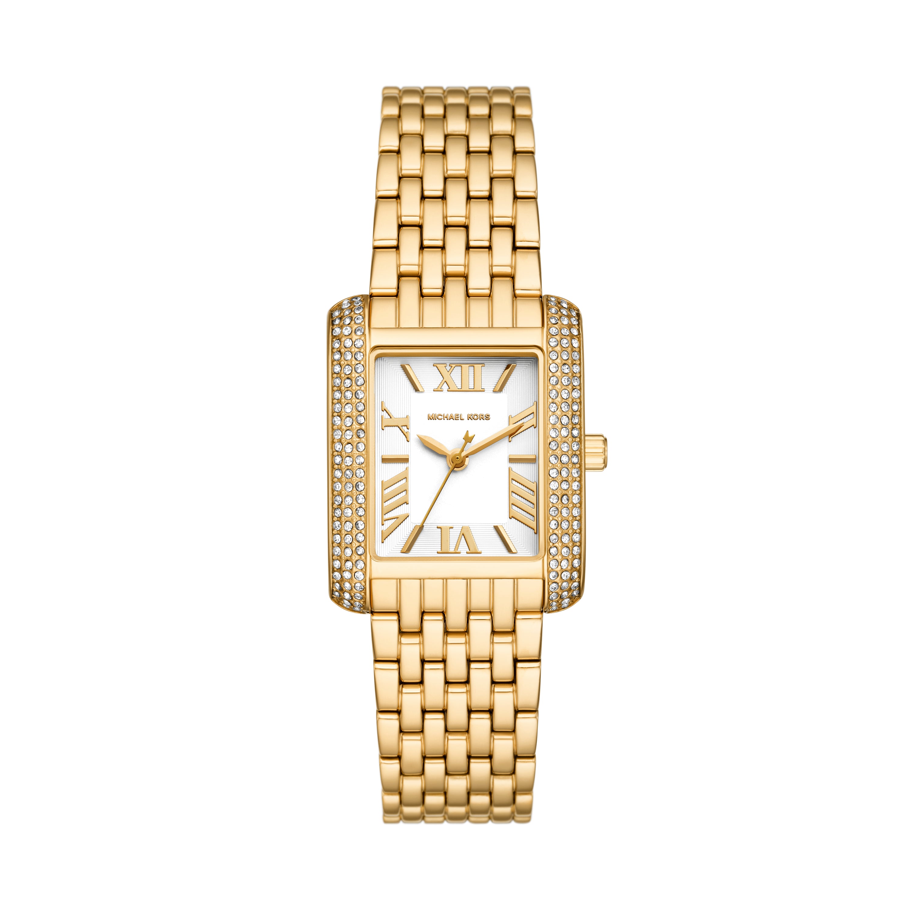 Michael Kors Emery Three-Hand Gold-Tone Stainless Steel Watch MK4826