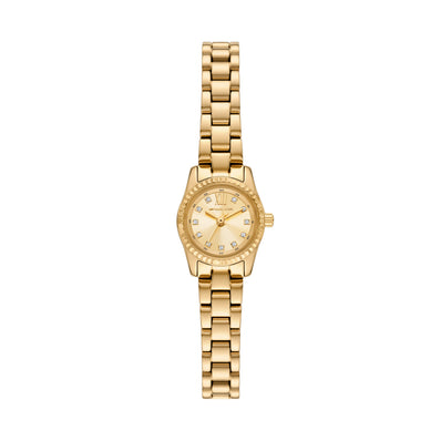 Michael Kors Lexington Three-Hand Gold-Tone Stainless Steel Watch MK4862