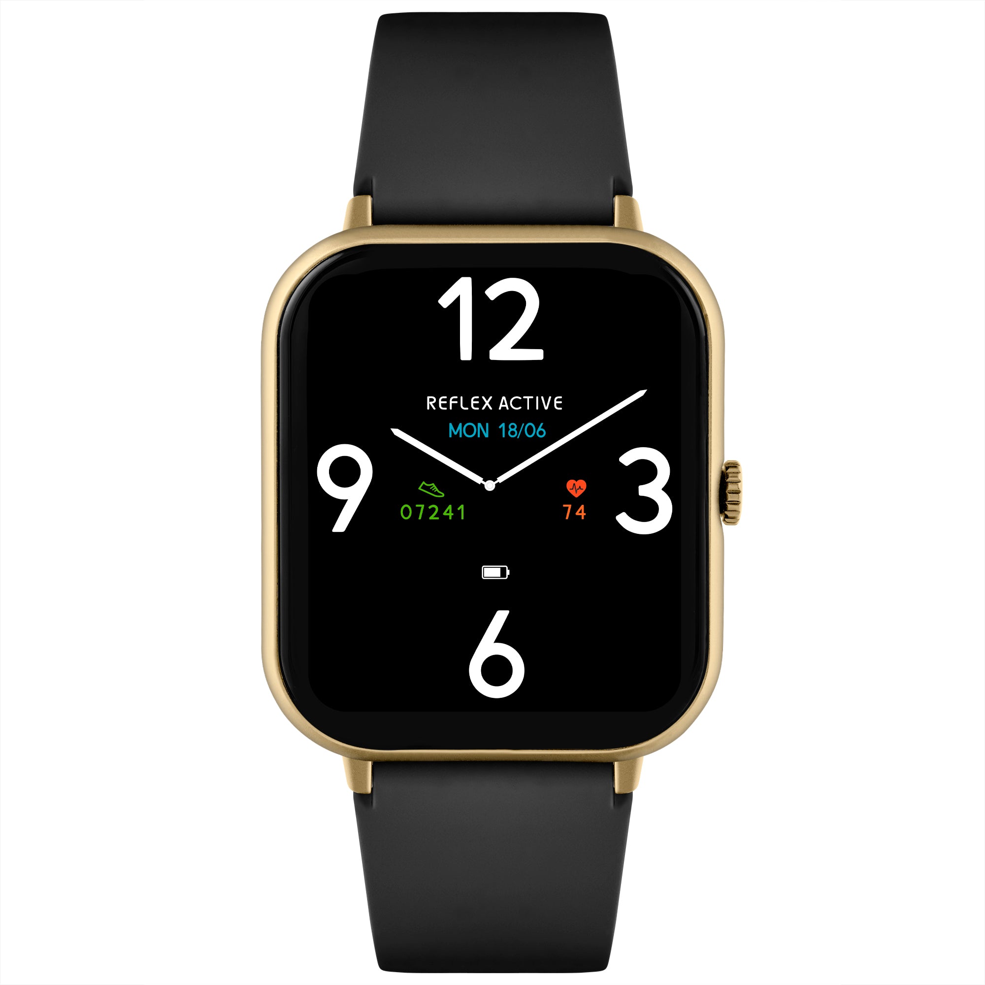 Reflex Active Series 23 Black Gold Plated Smart Watch RA23-2168