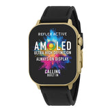 Reflex Active Series 29 Amoled Black Smart Watch RA29-2184