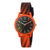 Tikkers Black and Orange Soccer Watch Gift Set ATK1108