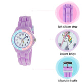 Tikkers Time Teacher Purple Unicorn Watch TK0147