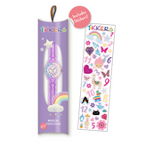 Tikkers Time Teacher Purple Unicorn Watch TK0147