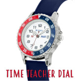 Tikkers Time Teacher Blue and Red Watch TK0140