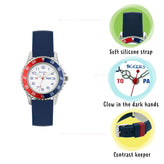 Tikkers Time Teacher Blue and Red Watch TK0140