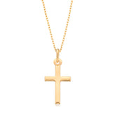 9ct Yellow Gold 18mm Cross Pendant