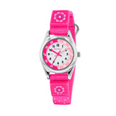 Tikkers Time Teacher Canvas Flower Watch TK0119