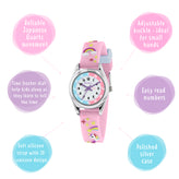 Tikkers Time Teacher 3D Unicorn Watch TK0145