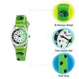 Tikkers Time Teacher Canvas Dinosaur Watch TK0149