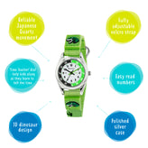 Tikkers Time Teacher Canvas Dinosaur Watch TK0149