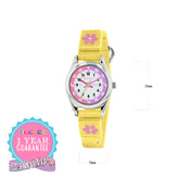 Tikkers Time Teacher Canvas Floral Watch TK0155