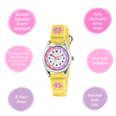 Tikkers Time Teacher Canvas Floral Watch TK0155