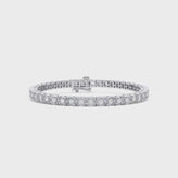 Sterling Silver with Round Brilliant Cut 1/4 CARAT tw Diamond Bracelet