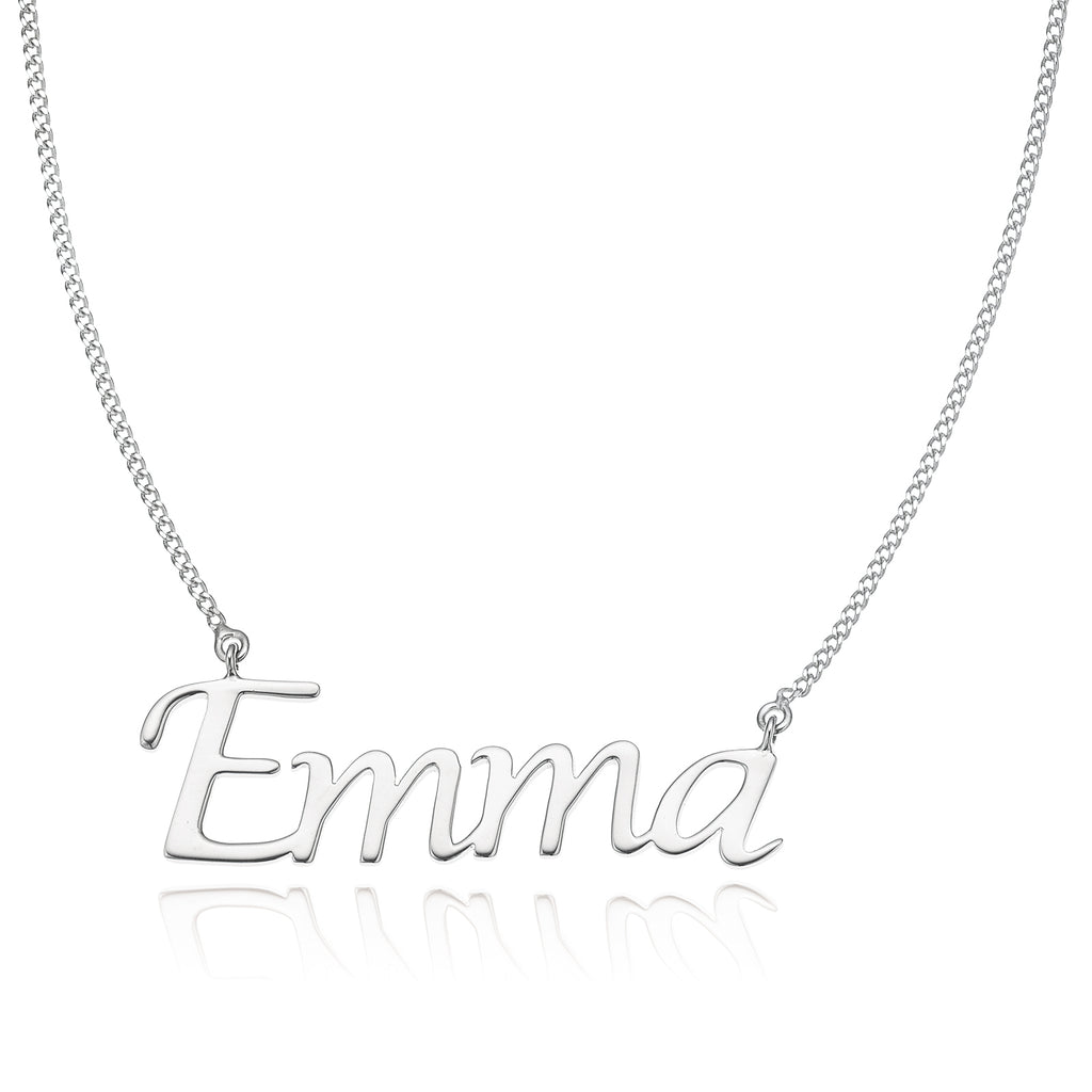 Engraved Floating Heart Necklace - Name My Jewelry ™