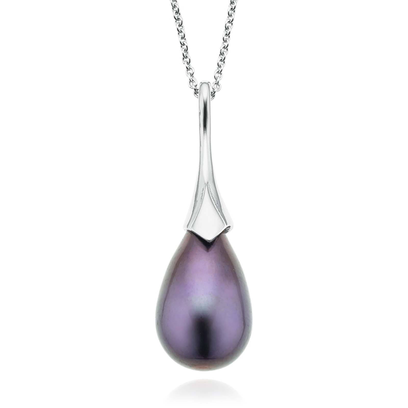 Sterling Silver 10-11mm Freshwater Pearl Pendant