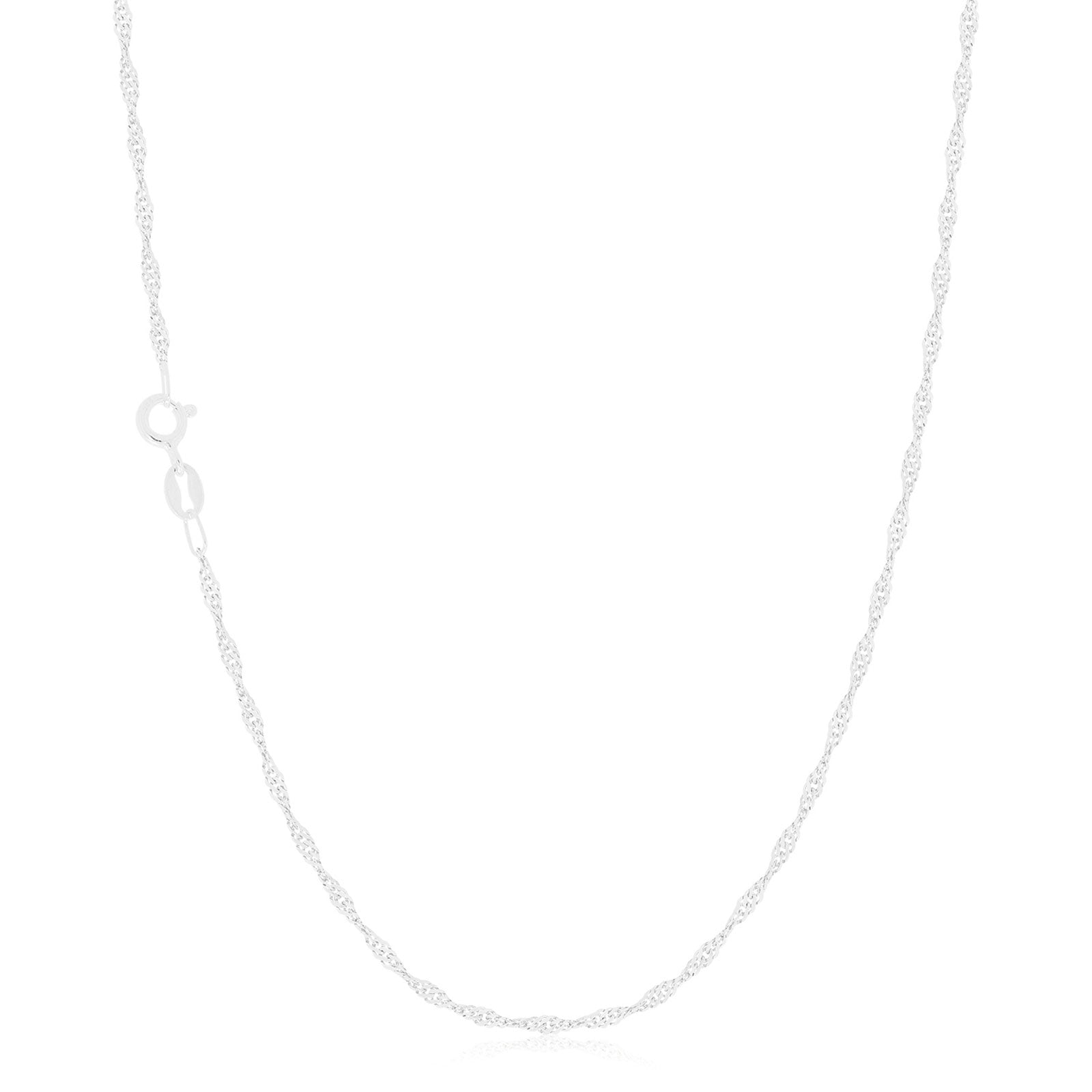 Sterling Silver 50cm Singapore Chain