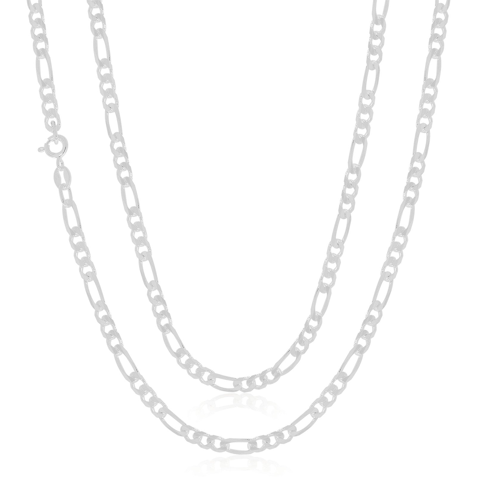 Sterling Silver 50cm Figaro Chain