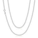 Sterling Silver 55cm Anchor Chain