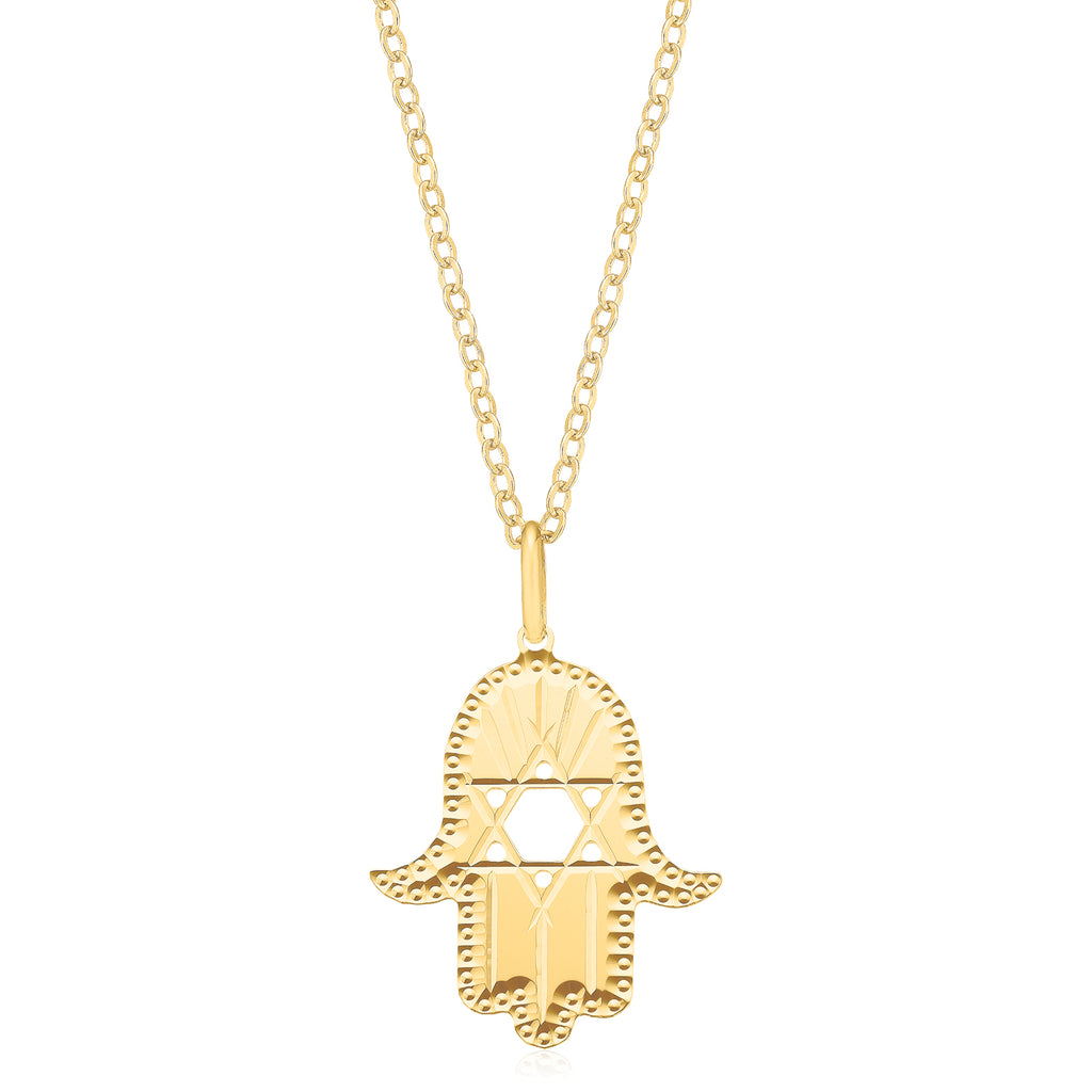 Hand of deals fatima pendant gold