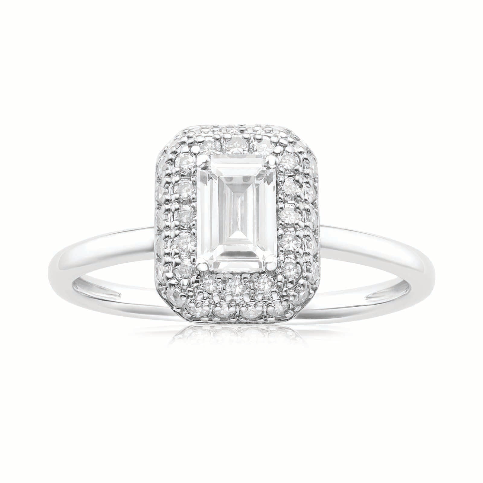 Sterling Silver Cubic Zirconia Ring