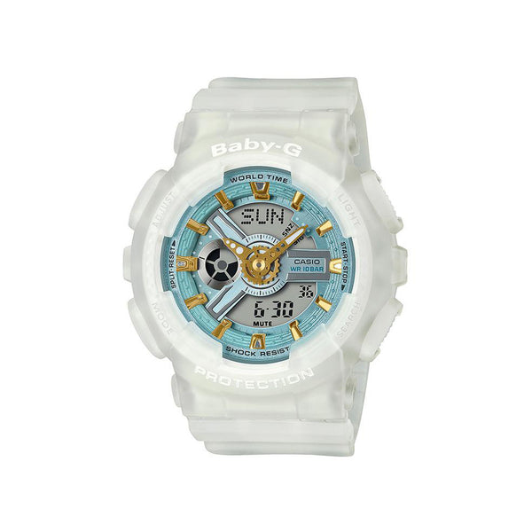 Casio Baby G BA110SC 7A Sea Glass Series White Resin 100WR Shock Resis Zamels