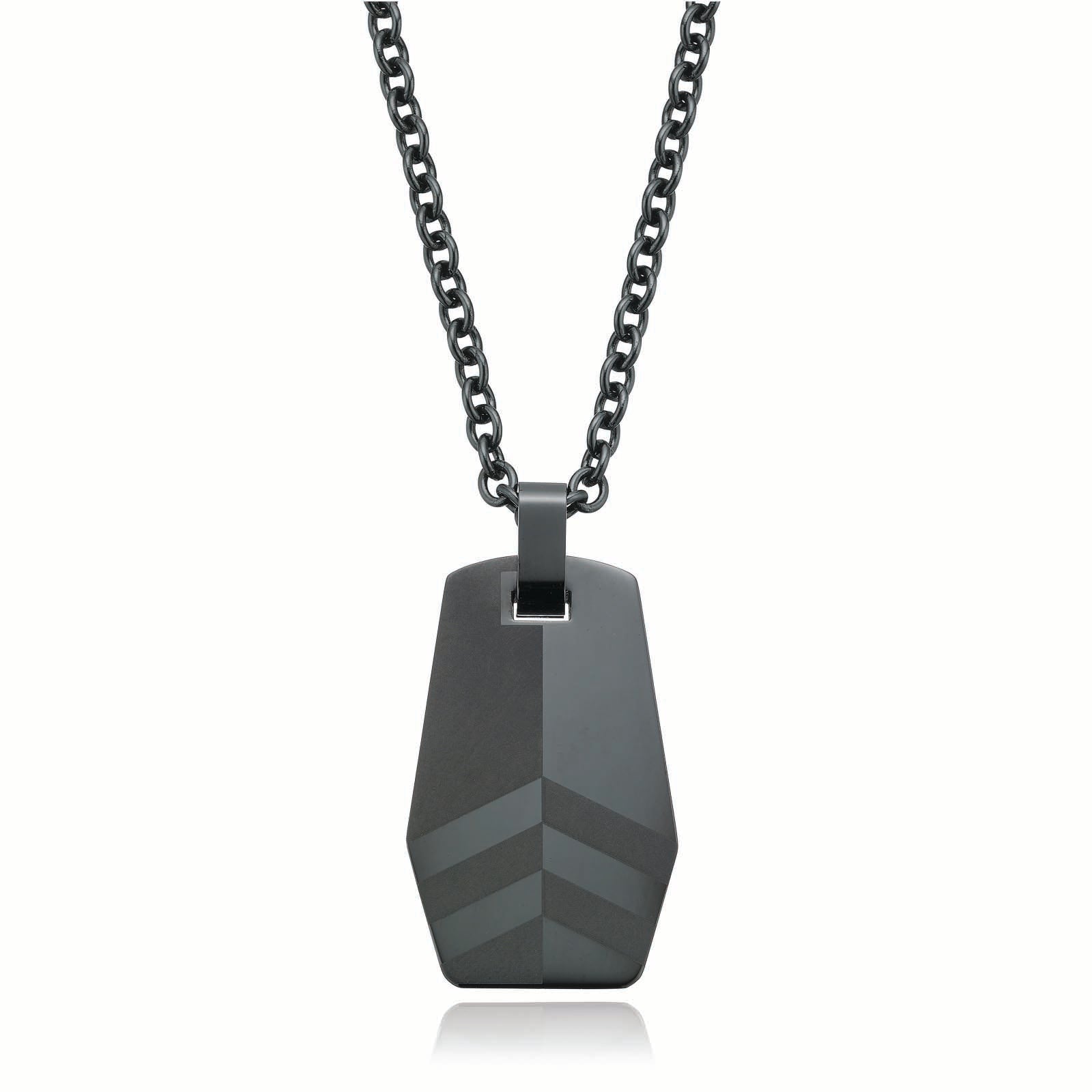 Tensity Stainless Steel Dog Tag Necklace