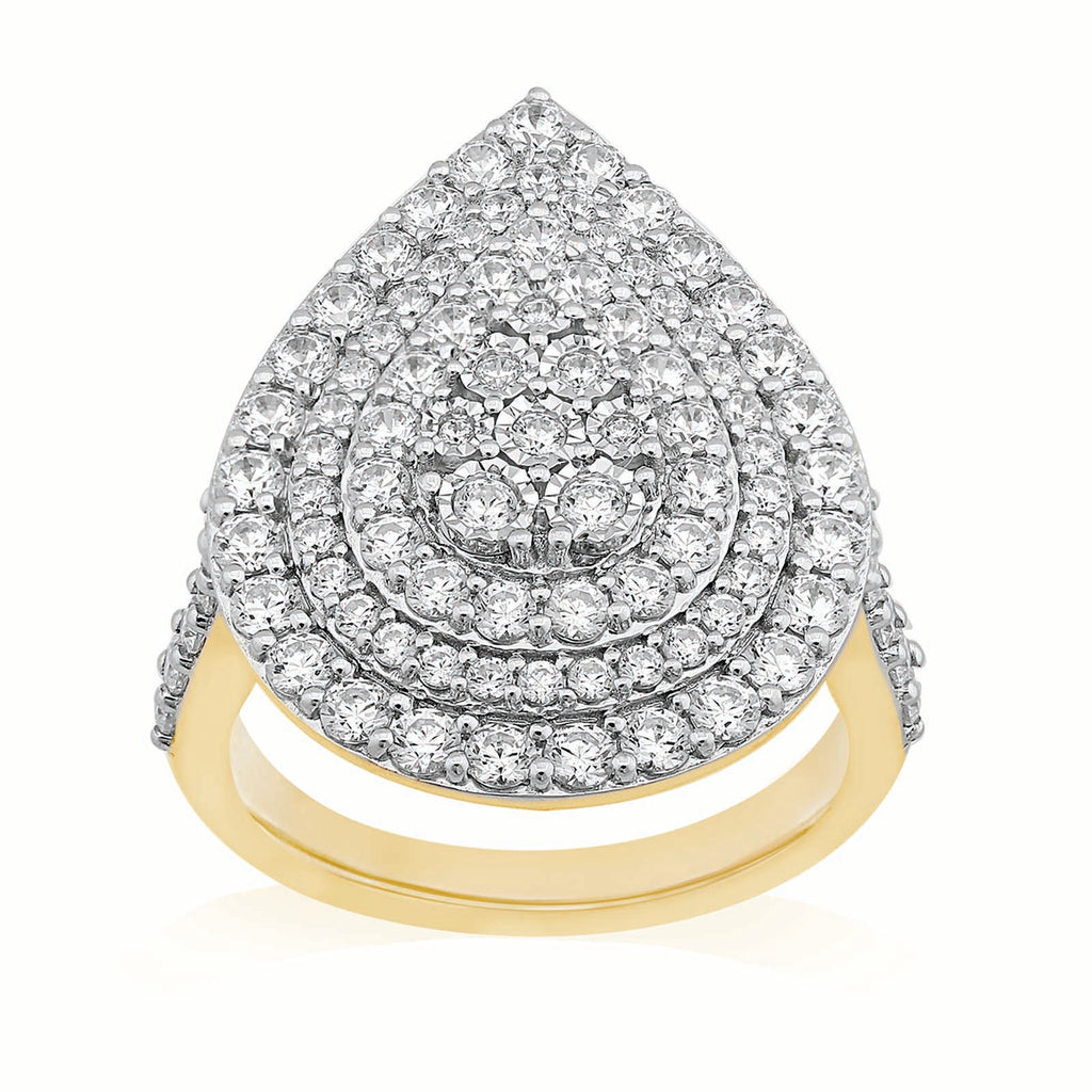 2 carat diamond ring 2024 yellow gold