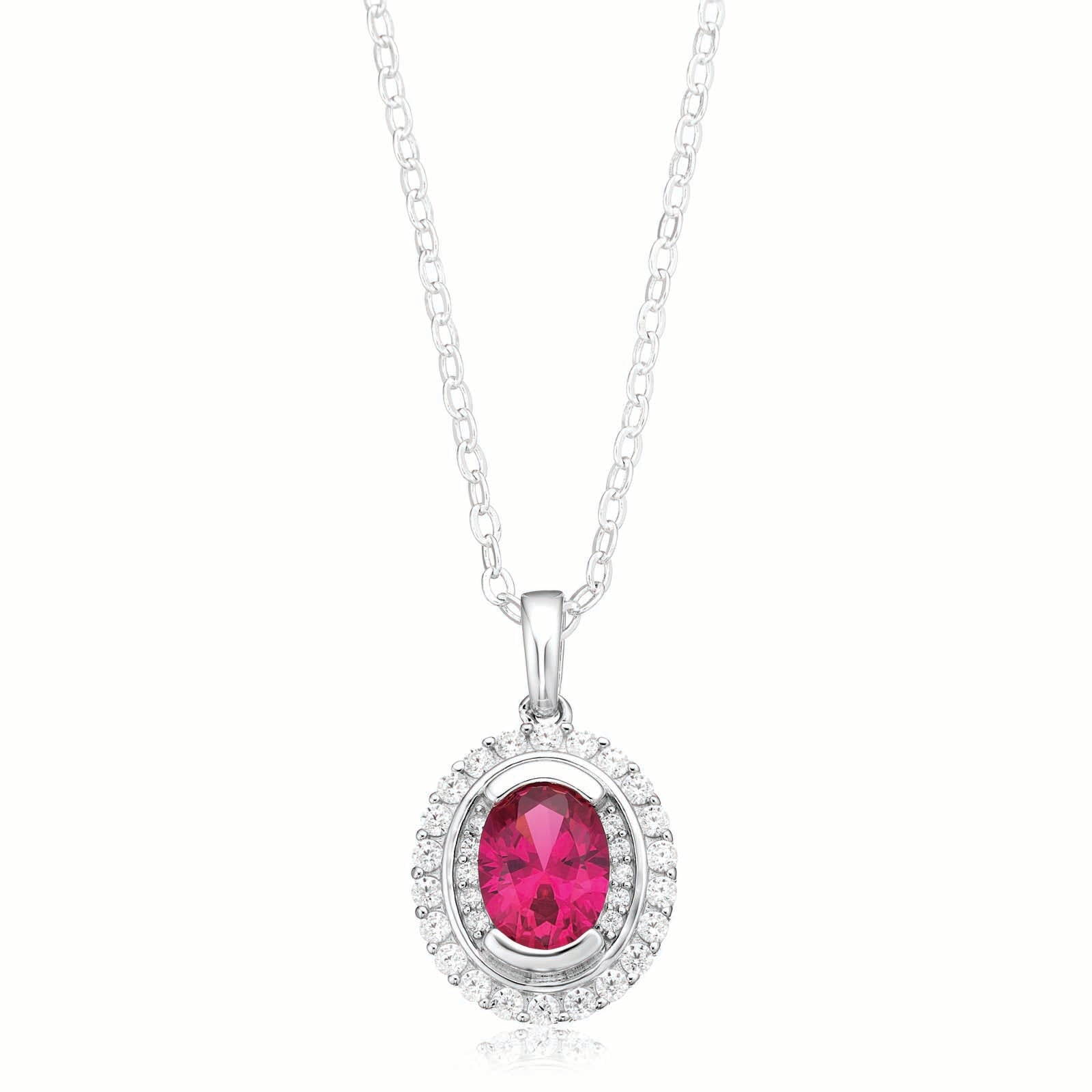 Kiss Sterling Silver Cubic Zirconia Pendant