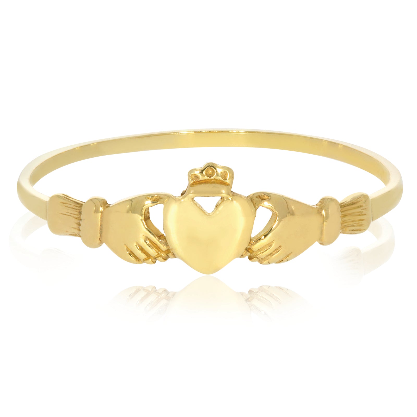 9ct Yellow Gold Claddagh Ring