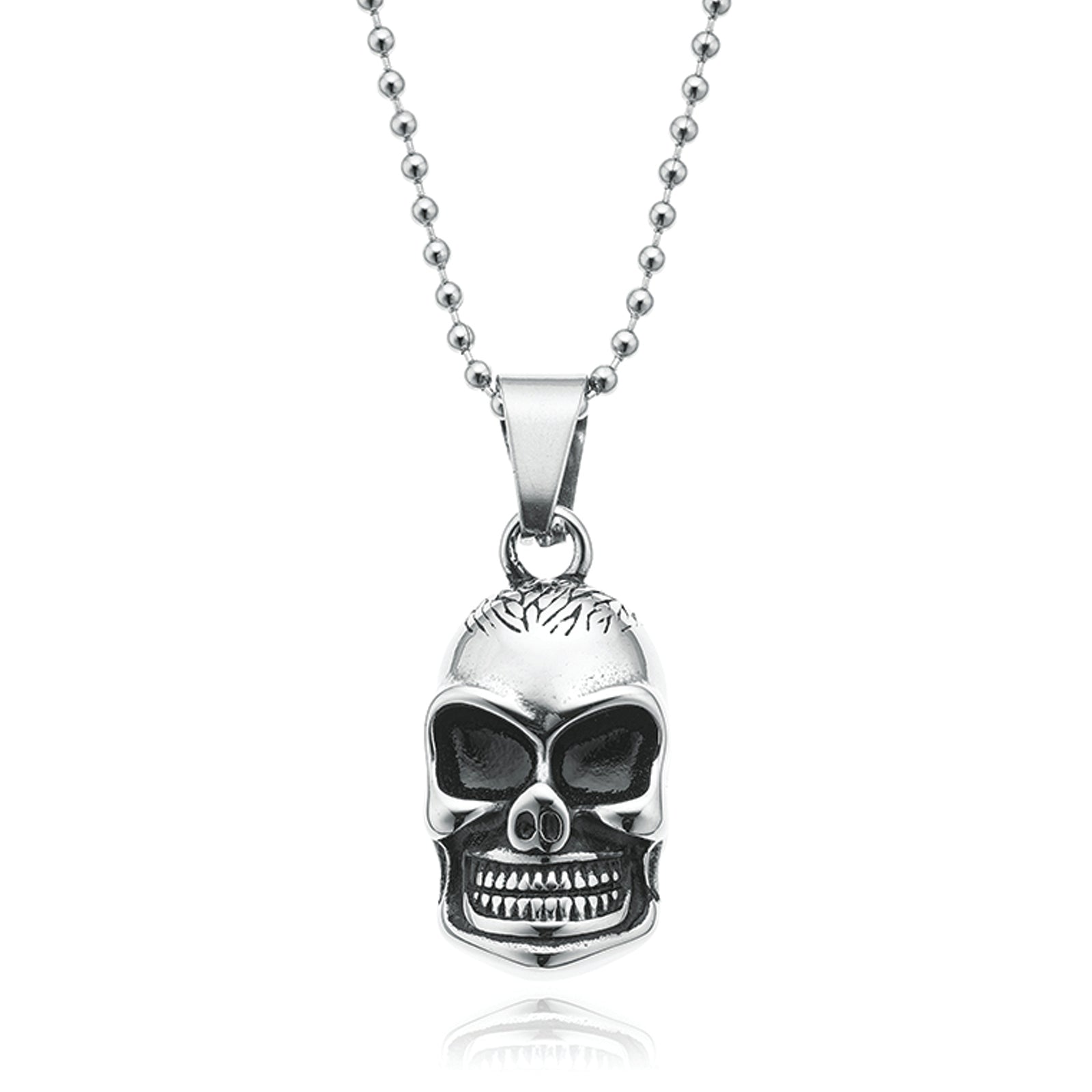 Tensity 50cm Stainless Steel Skull  Necklace