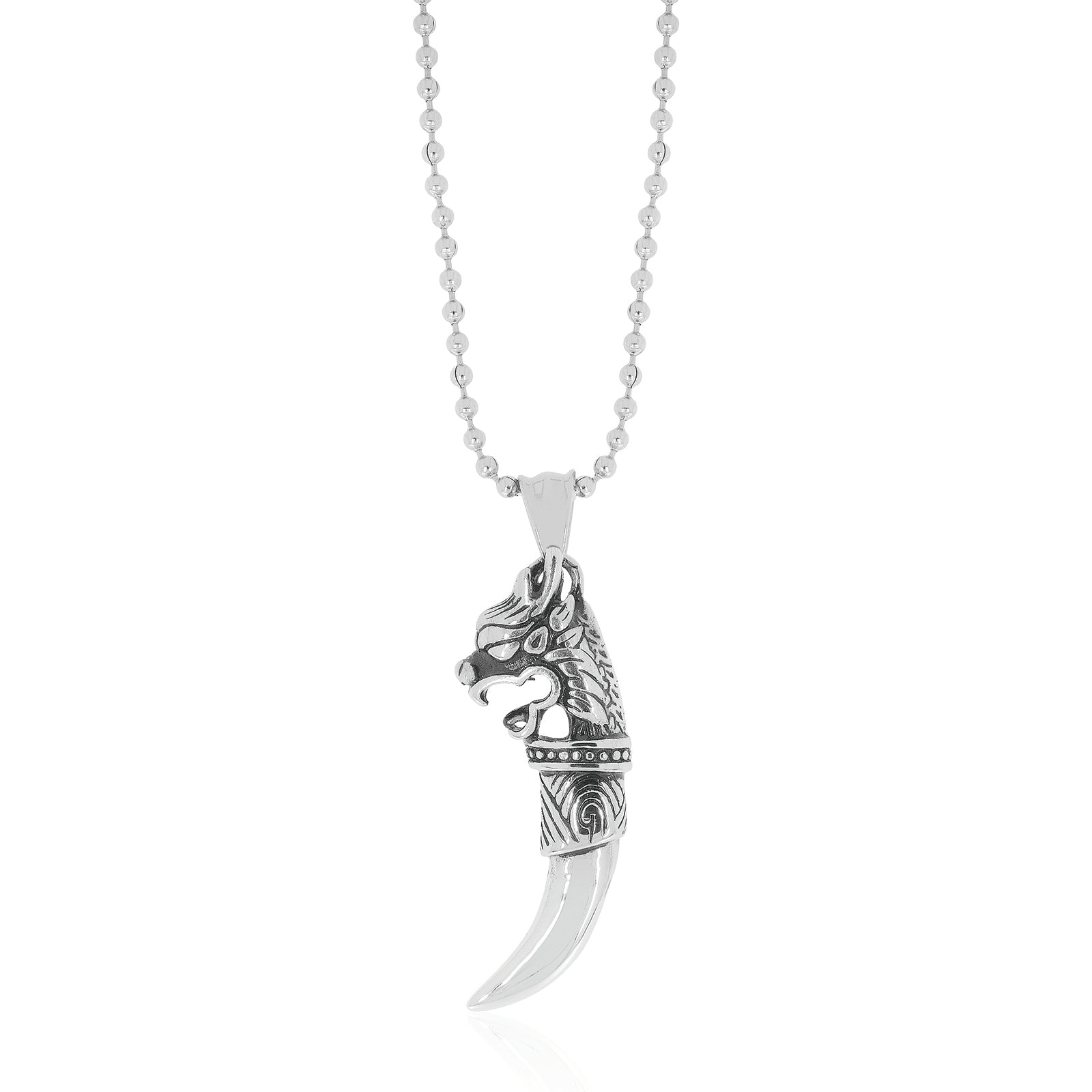 Tensity Stainless Steel Tooth Necklace