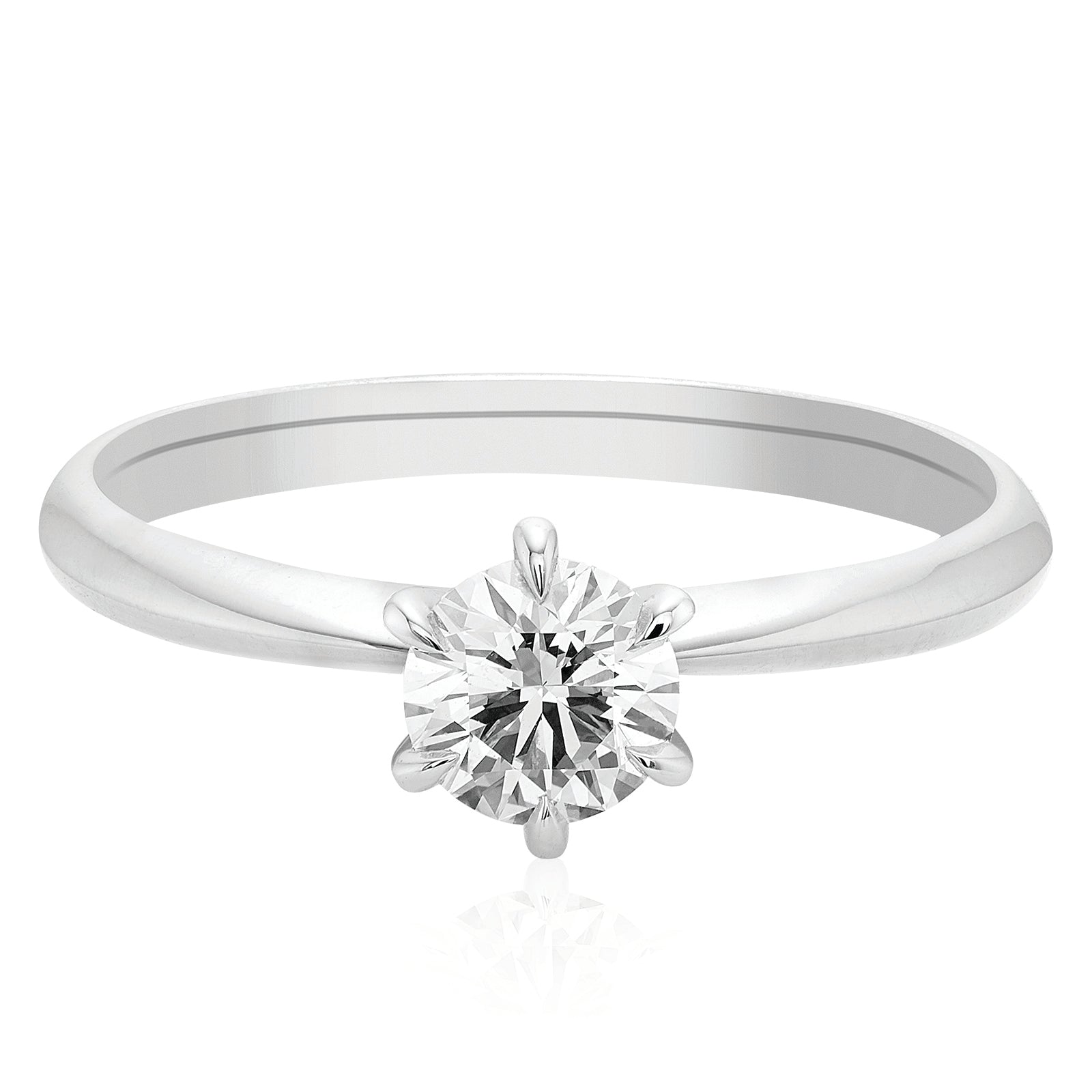 Celebration 18ct White Gold Round Brilliant Cut 0.50ct of Lab Grown Diamond Ring