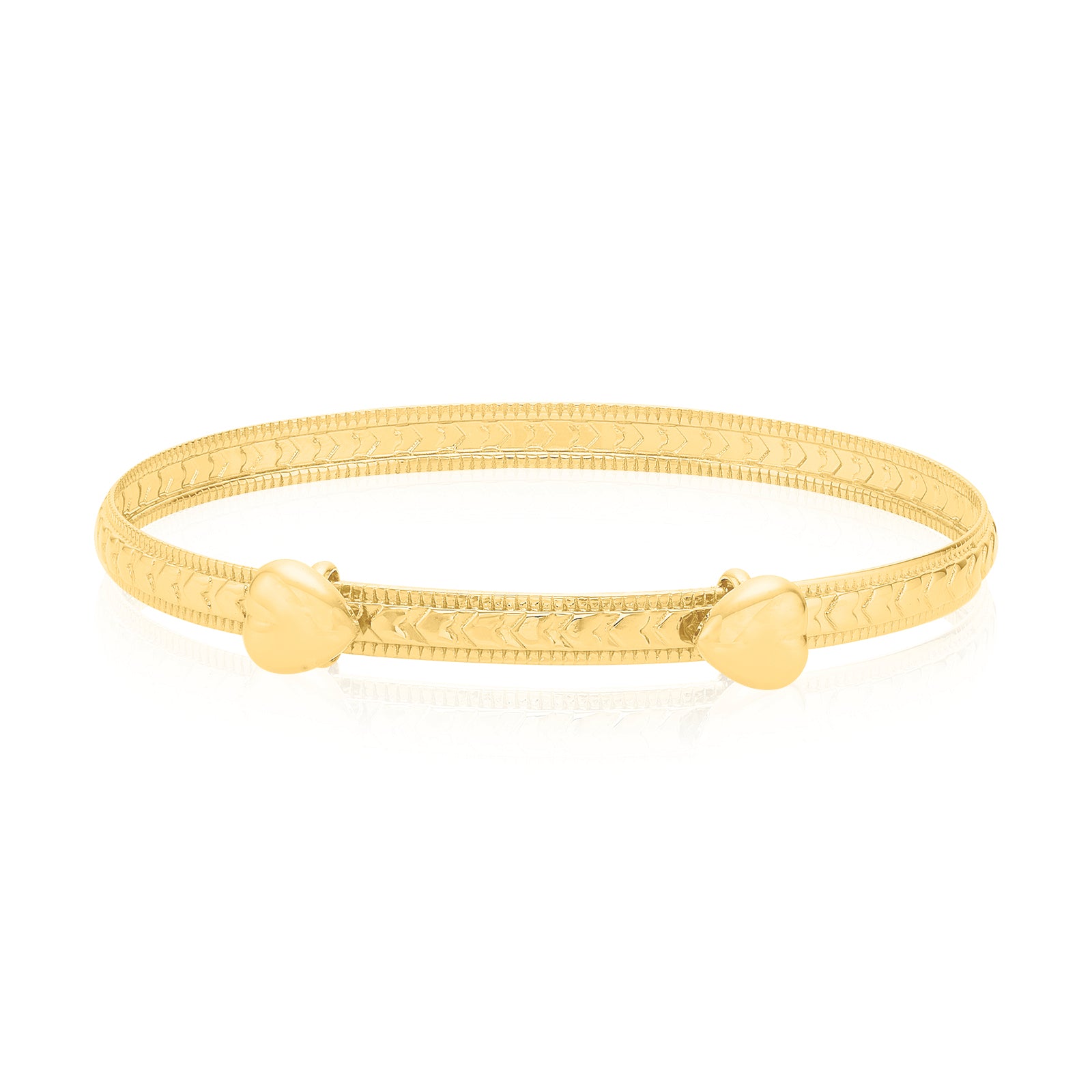 9ct Yellow Gold 45mm Expand Bangle