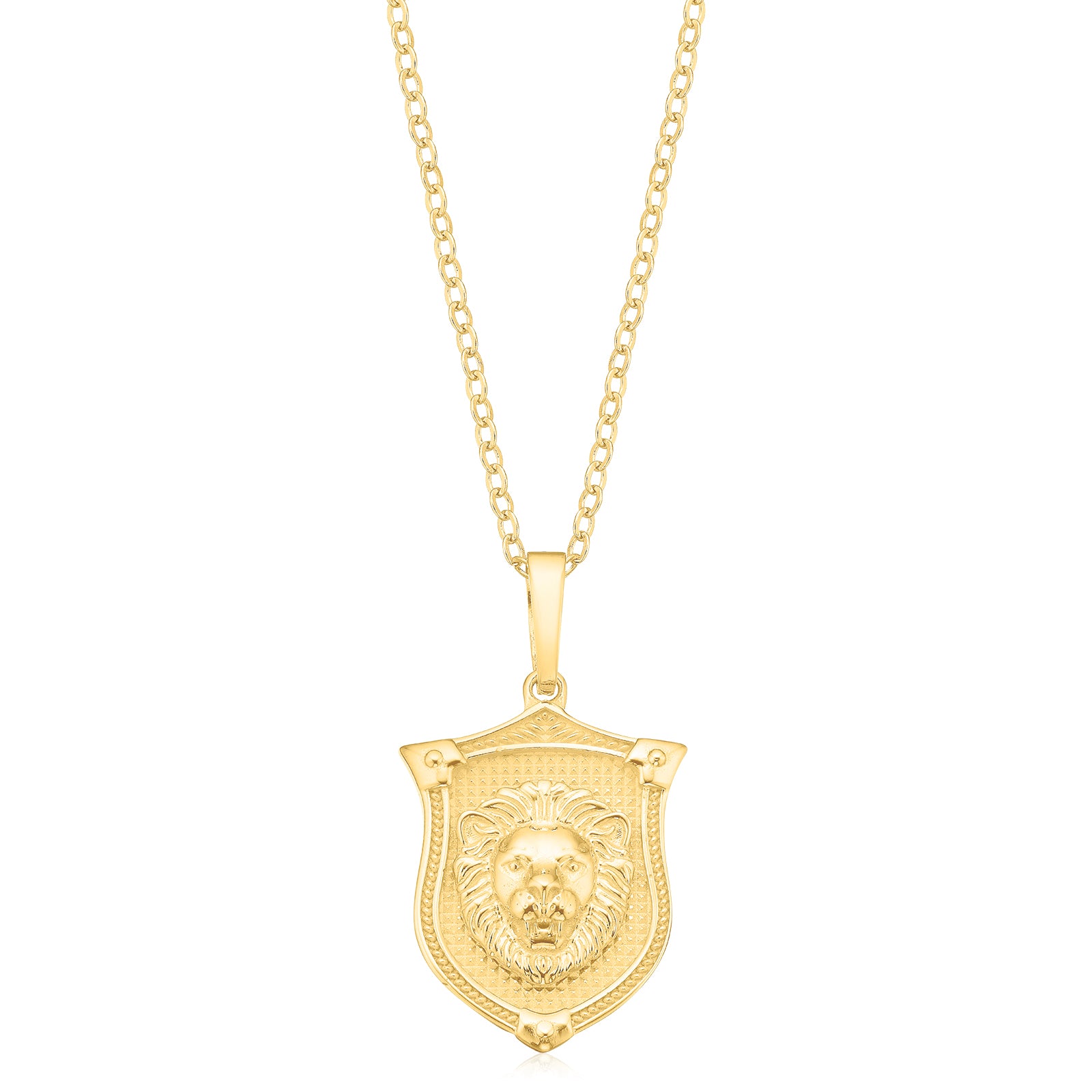 9ct Yellow Gold Tiger Pendant