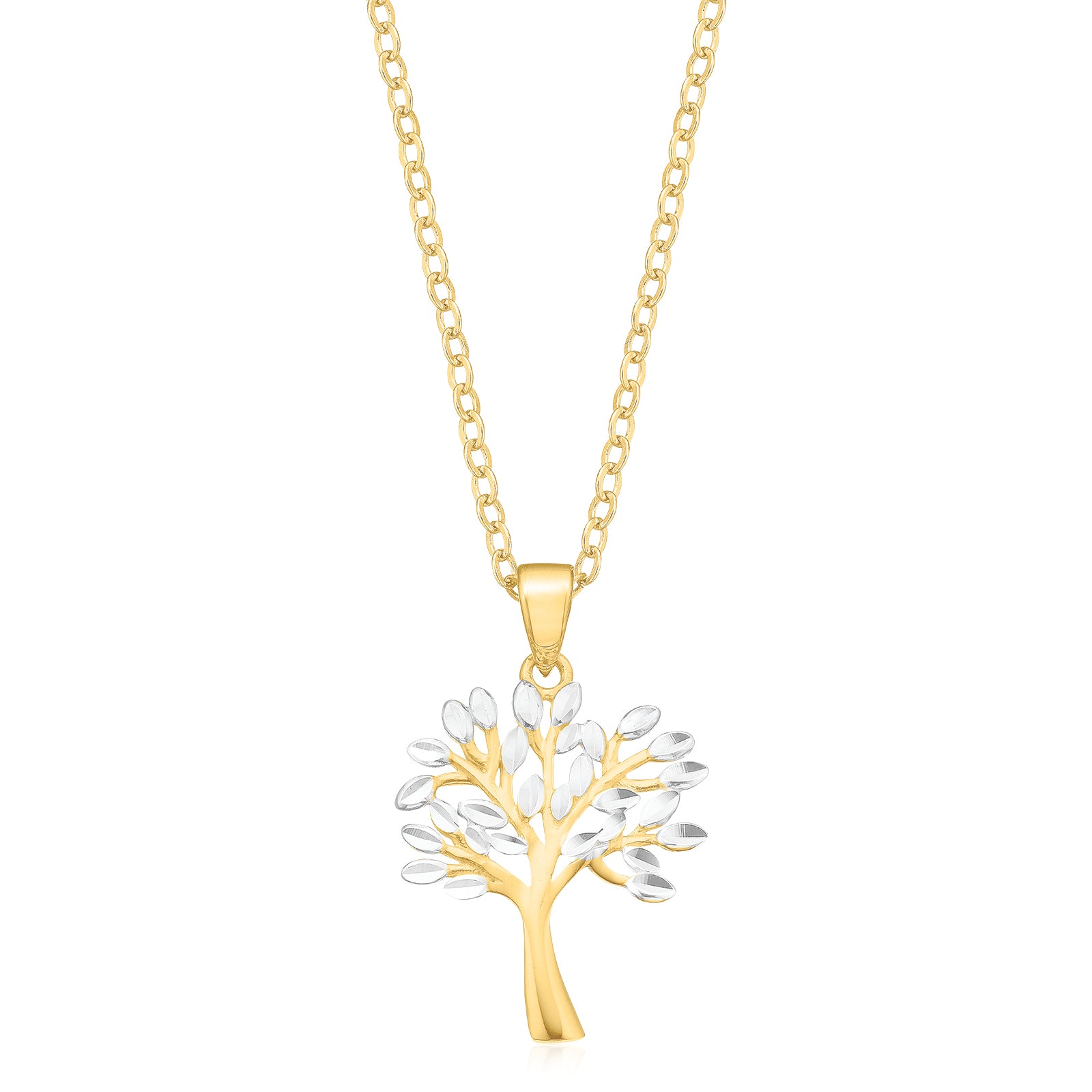 9ct Yellow Gold Tree of Life Pendant