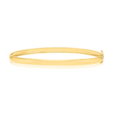 9ct Yellow Gold Silver Filled Bangle