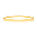 9ct Yellow Gold Silver Filled Bangle