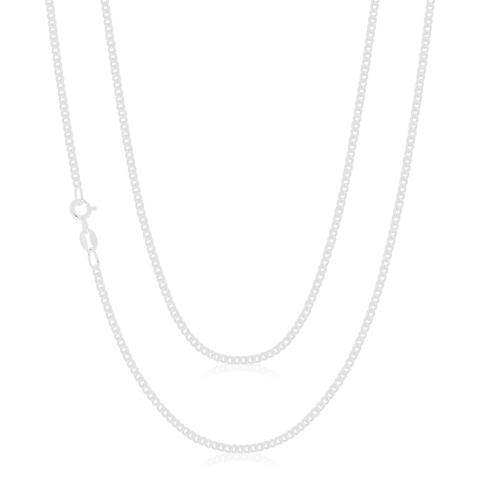 Sterling Silver 50cm Curb Chain