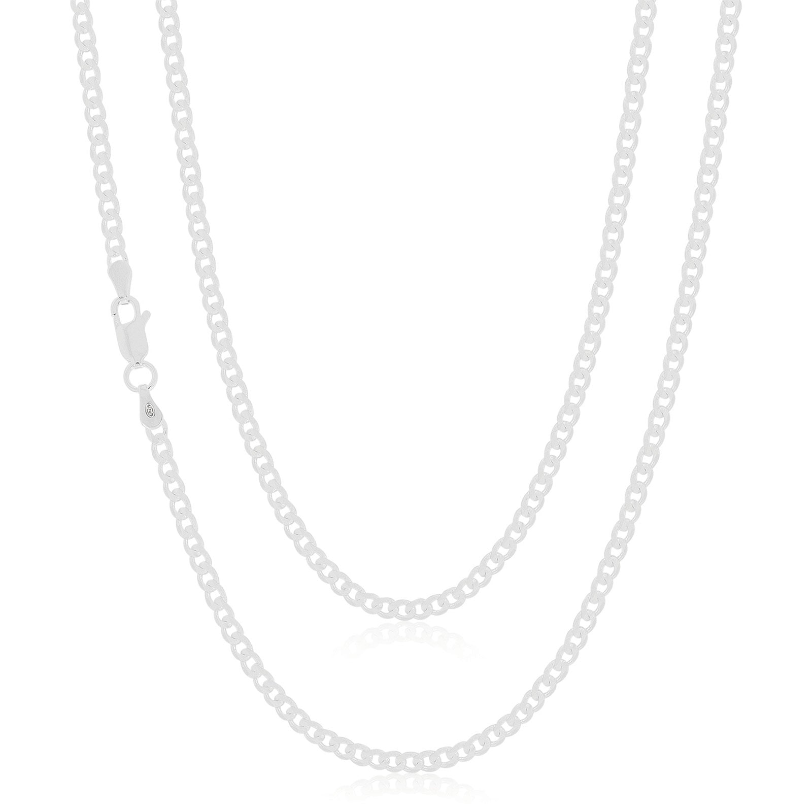 Sterling Silver 60cm Curb Chain