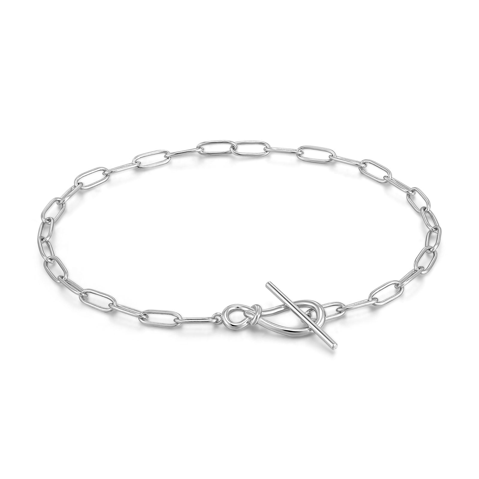 Silver deals knot bracelet